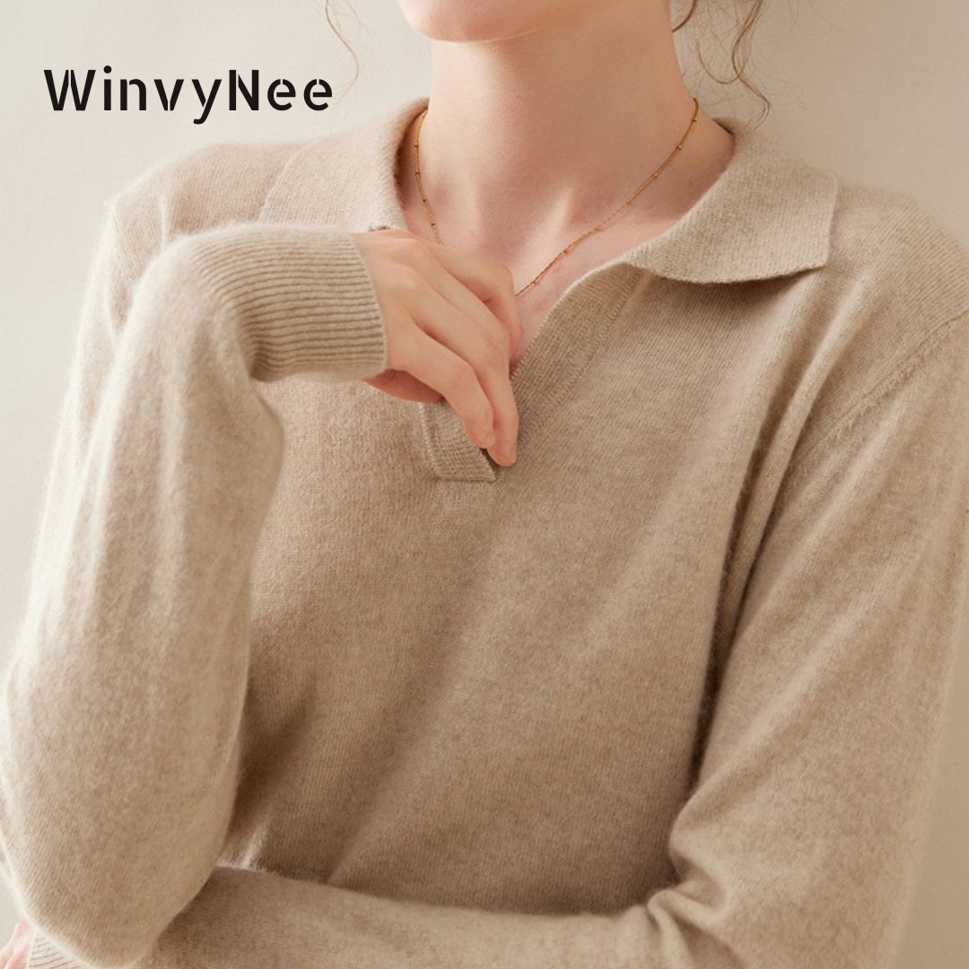 Cashmere Sweater Formal - WinvyNee Women Clothing Cashmere Wool Sweater