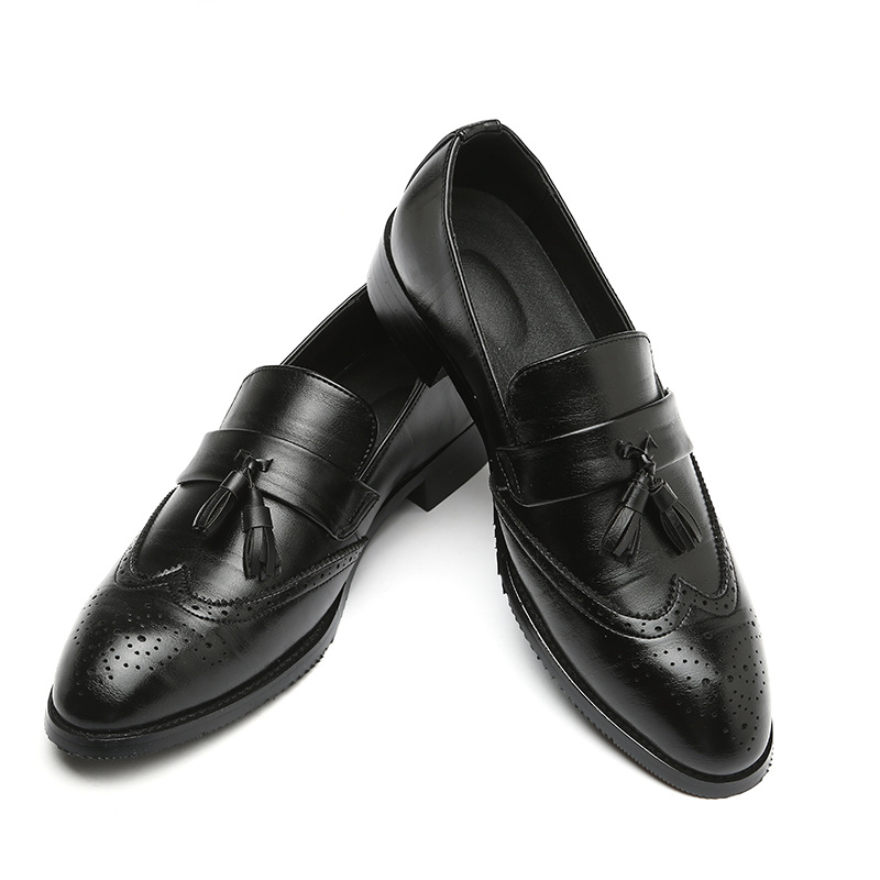 Formal Wear Women'S Loafers - Classic Men's Leather Tassel Loafers Handmade