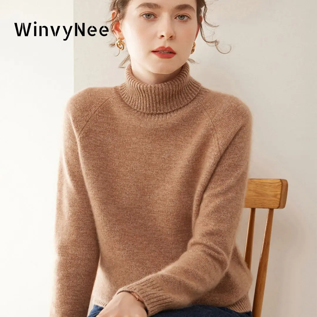 Cashmere Sweater Formal - WinvyNee Cashmere Sweater Women Long Sleeve