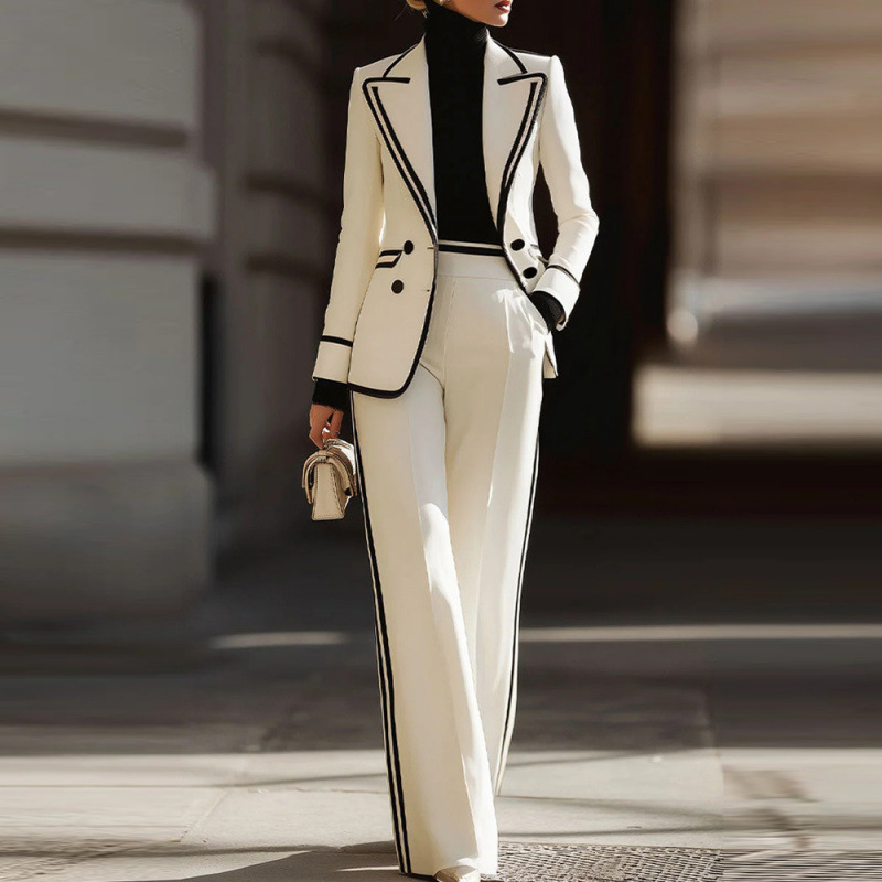 Women'S Formal Wear With Pants - A+ Sale Women's Double Breasted Blazer