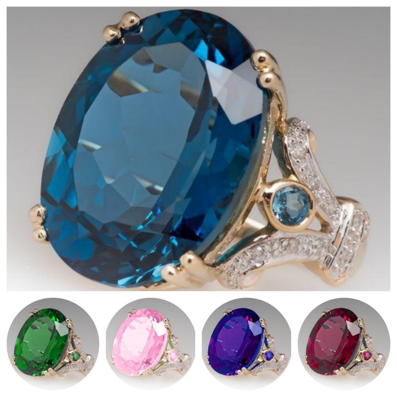 Luxury Elegant Women's Ring In - Large Women'S Formal Wear 评论和价格