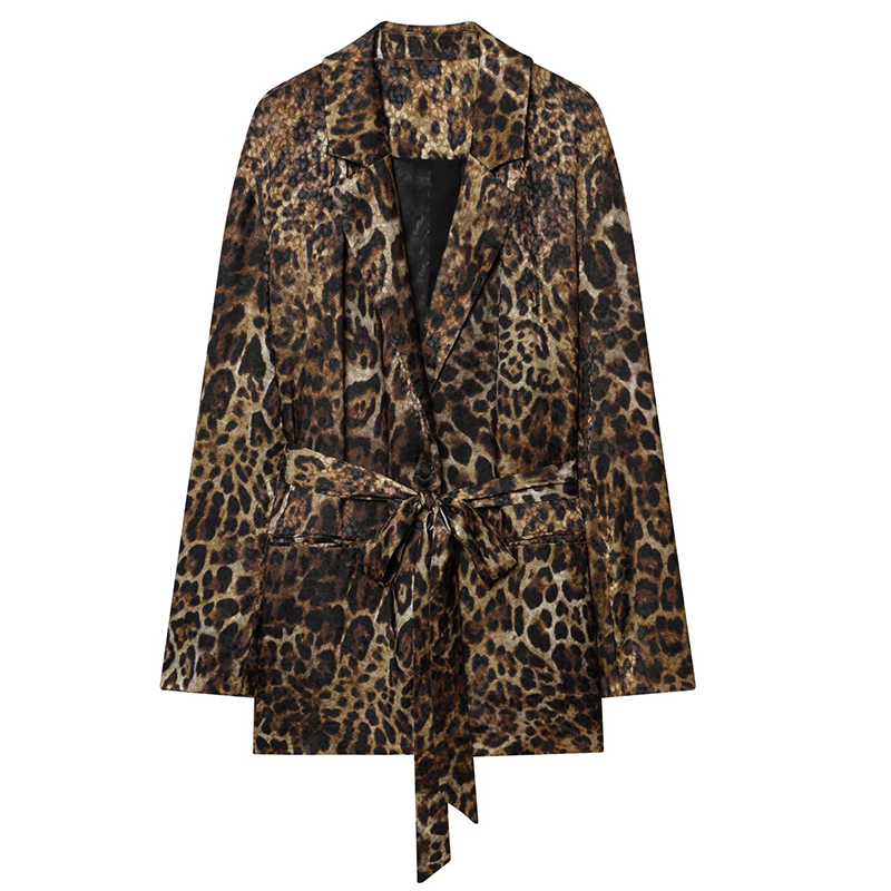 HXAO Leopard Pants Sets 2 Piec - Women'S Formal Wear With Pants 评论和价格