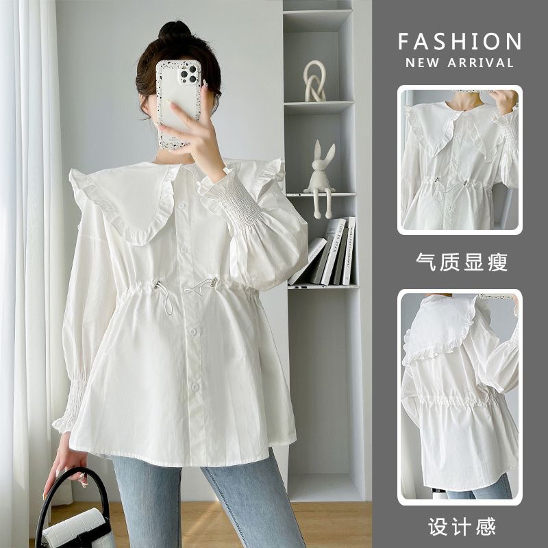 Long Sleeve Shirts Womens Cott - Women Formal Wear Korean 评论和价格