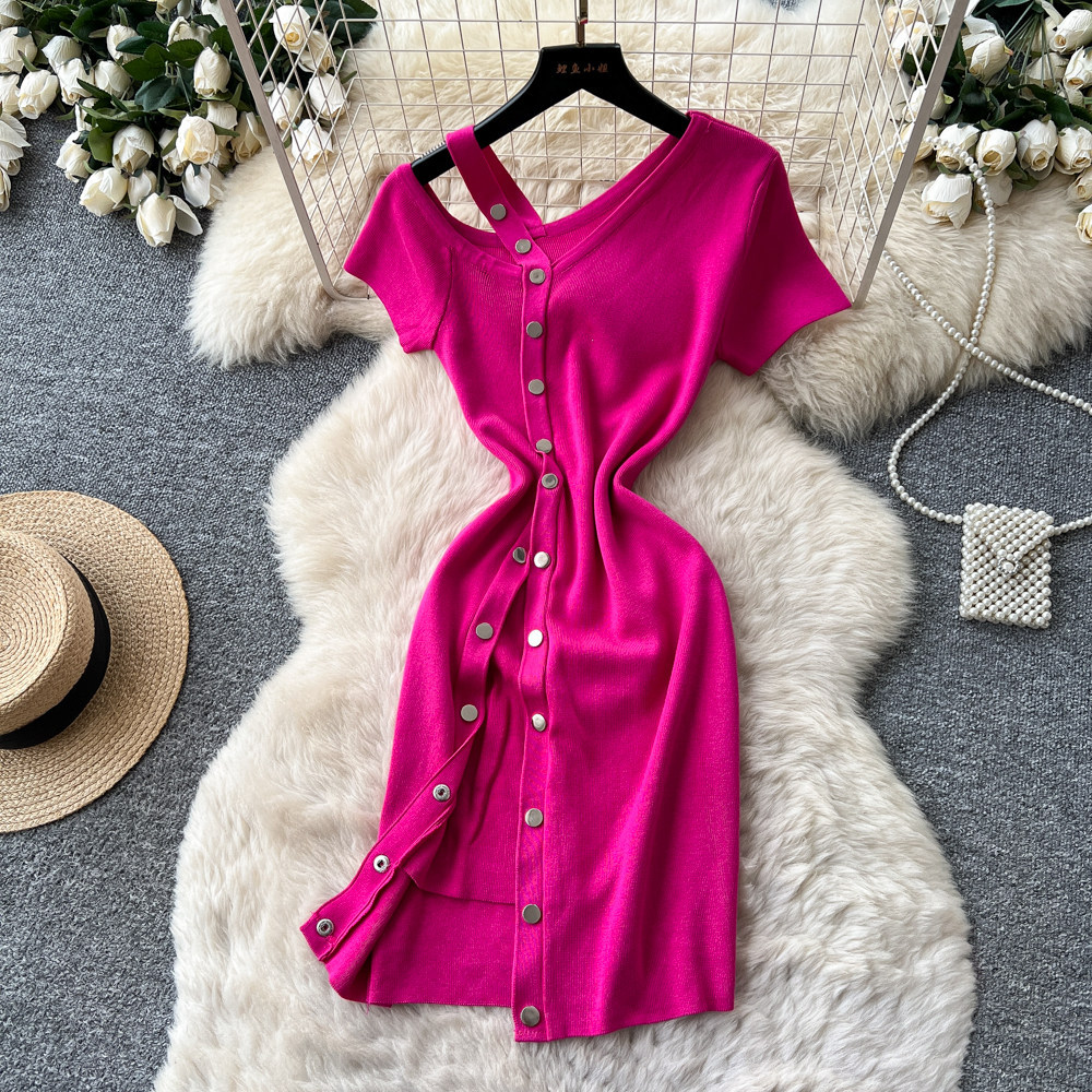 Dress Women Mid Length Dresses - Wrap Dress Work 评论和价格