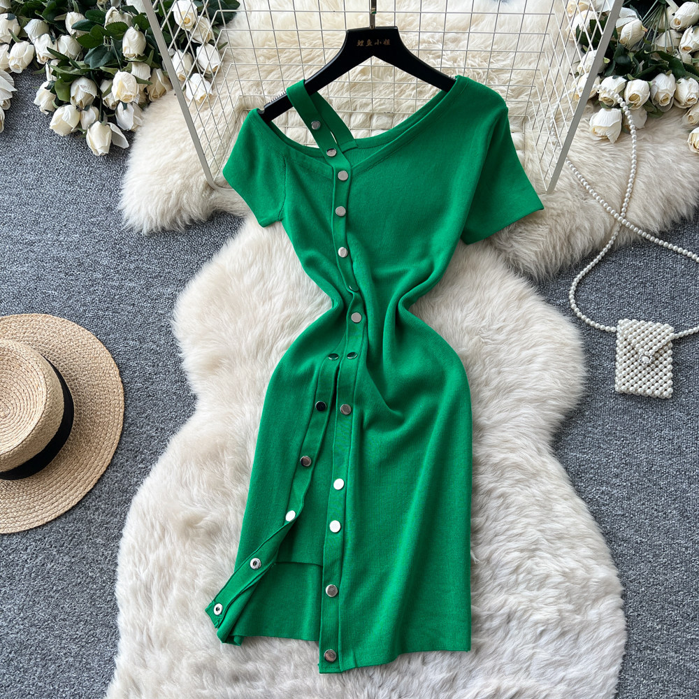 Dress Women Mid Length Dresses - Wrap Dress Work 评论和价格