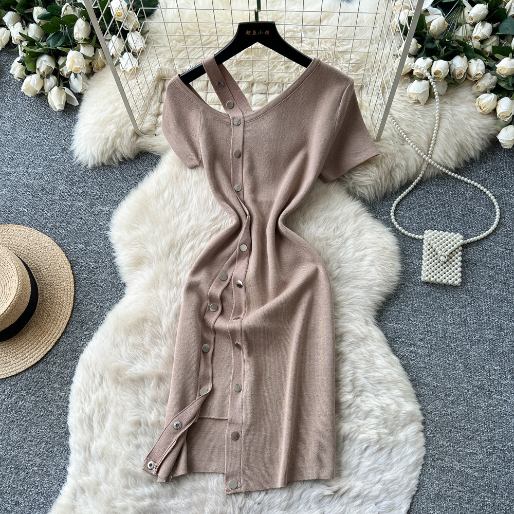 Dress Women Mid Length Dresses - Wrap Dress Work 评论和价格