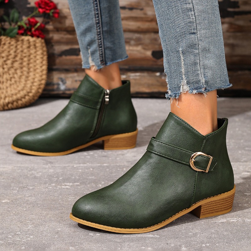 Women's Autumn Winter Ankle Bo - Woman Formal Wear 评论和价格