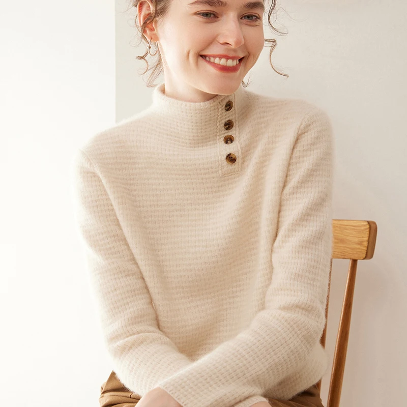 WinvyNee Women's Cashmere Wool - Cashmere Sweater Formal 评论和价格