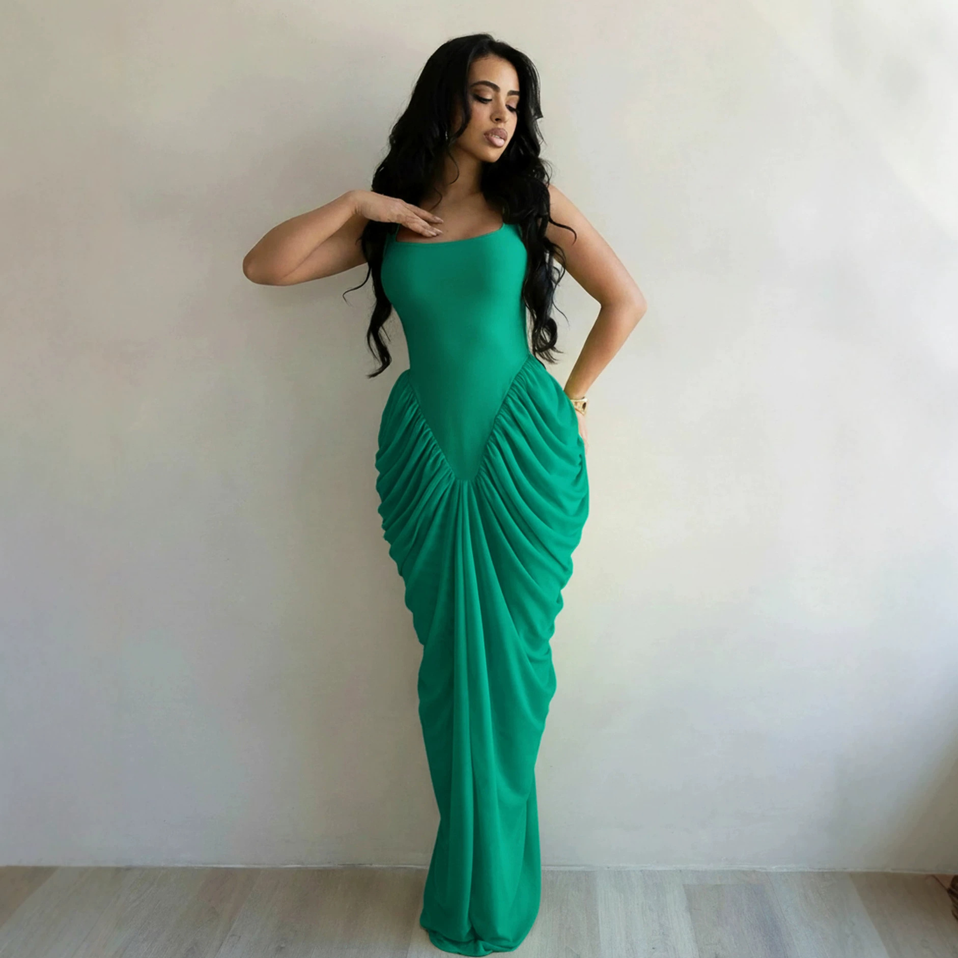 Long Dress Women Gown Dresses  - Wrap Dress Work 评论和价格