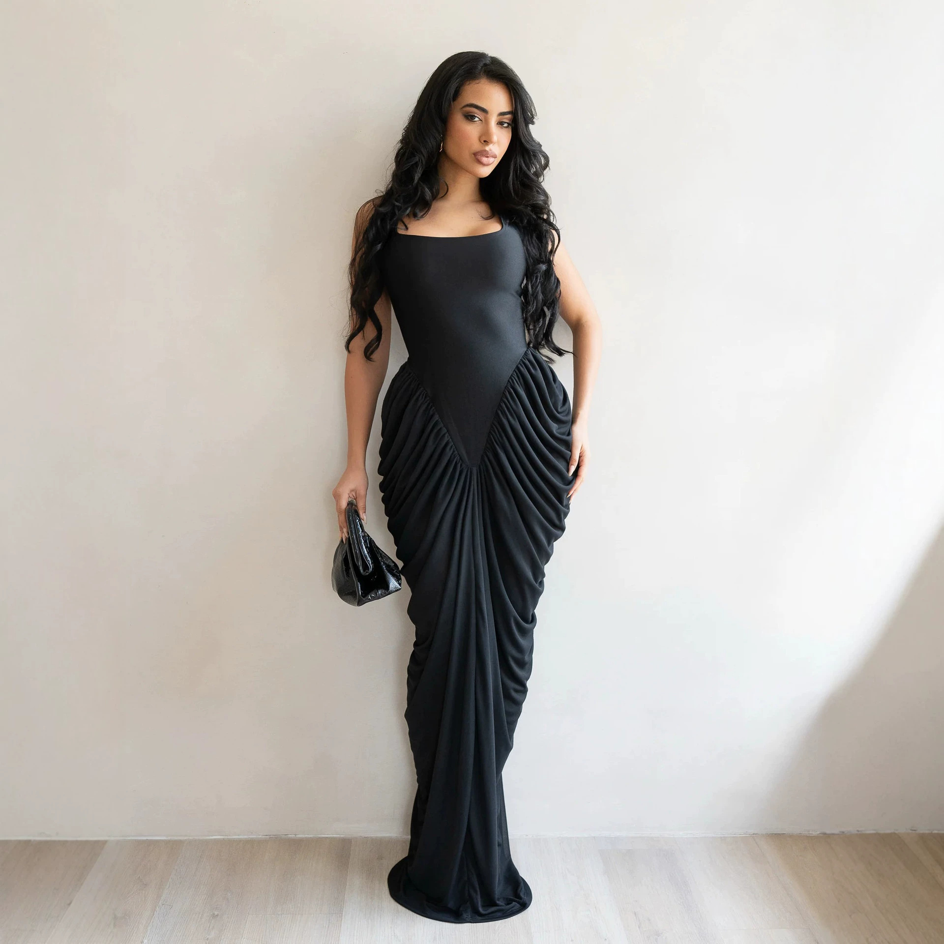 Long Dress Women Gown Dresses  - Wrap Dress Work 评论和价格