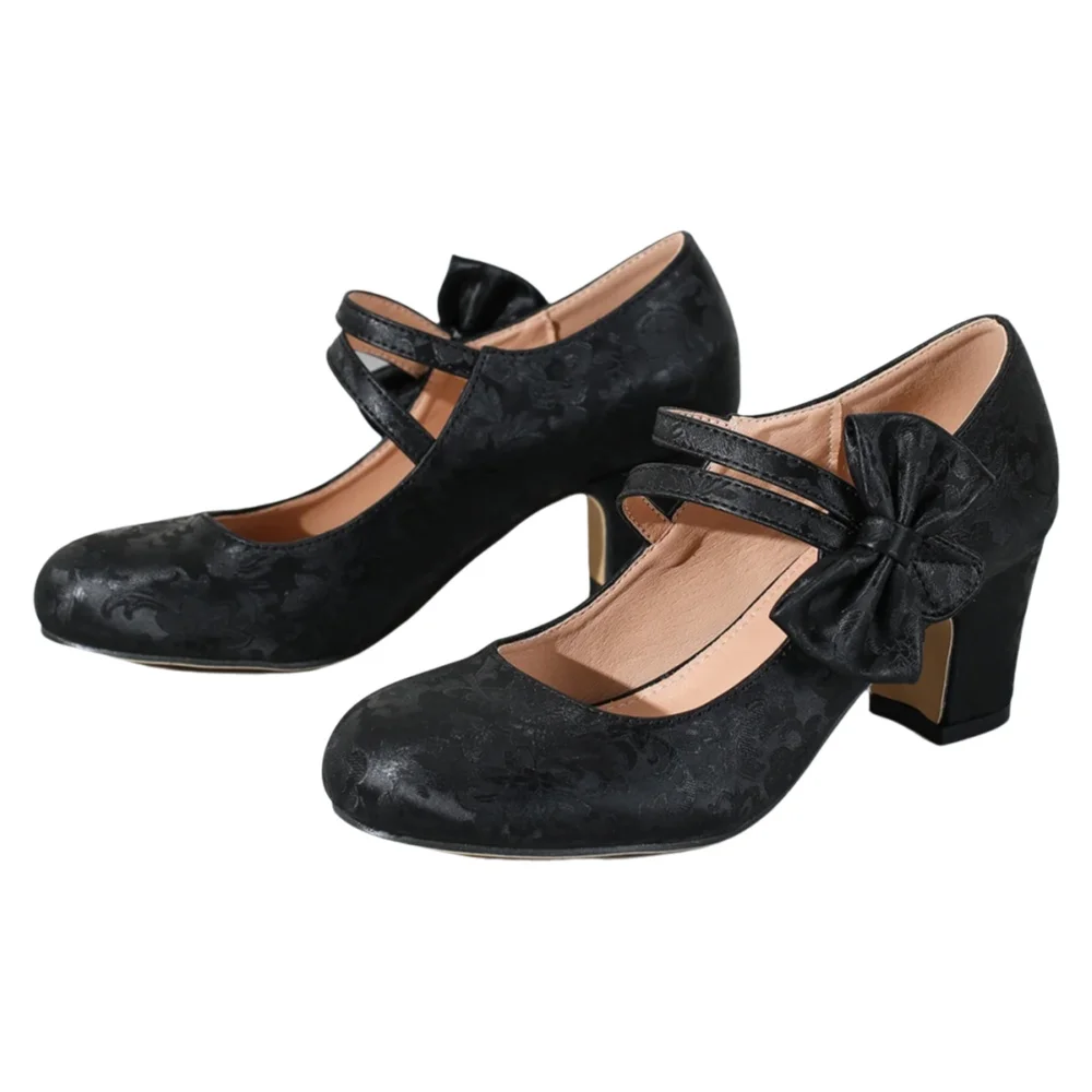 Large size women's shoes bow M - Large Women'S Formal Wear 评论和价格