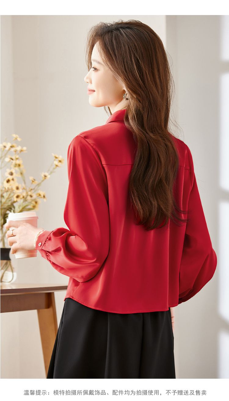 Long Sleeve Shirts Womens Cott - Women Formal Wear Korean 评论和价格