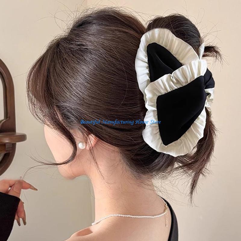 E56A Large Fabric Bowknot Hair - Large Women'S Formal Wear 评论和价格
