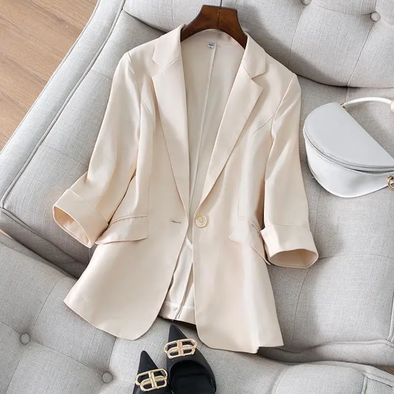 Jacket Women's Clothing Slim F - Women Formal Wear Korean 评论和价格