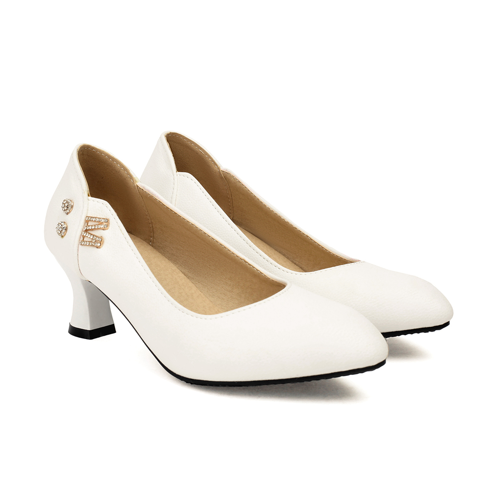 Autumn Mature Women Pumps 5cm  - Large Women'S Formal Wear 评论和价格