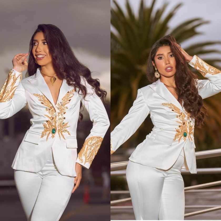 2 Pieces Wedding Women Pants S - Women Formal Wear For Graduation 评论和价格