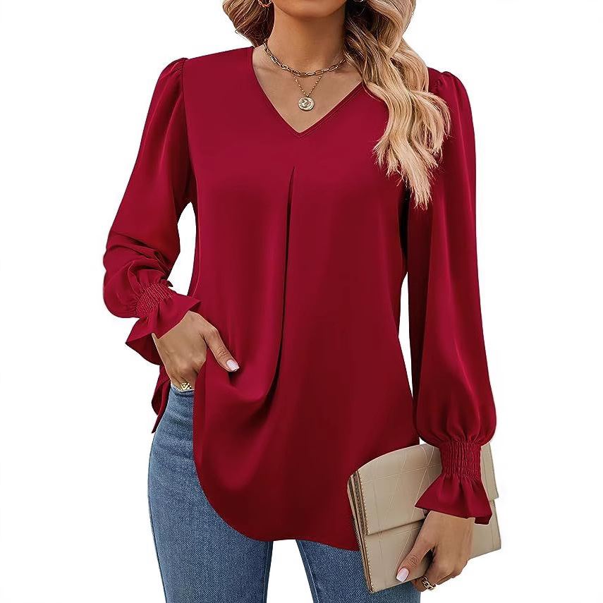 Women's Long Sleeve Shirt Spri - Women'S Formal Wear Blouse 评论和价格