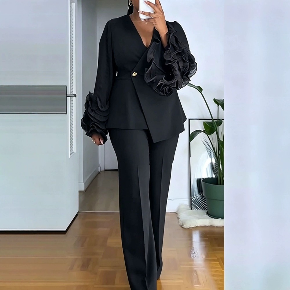 Women's 2‑Piece Pant Suit Deep - Women'S Formal Wear With Pants 评论和价格