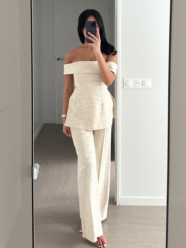 HH Women High-Waisted Zip-up L - Women'S Formal Wear With Pants 评论和价格