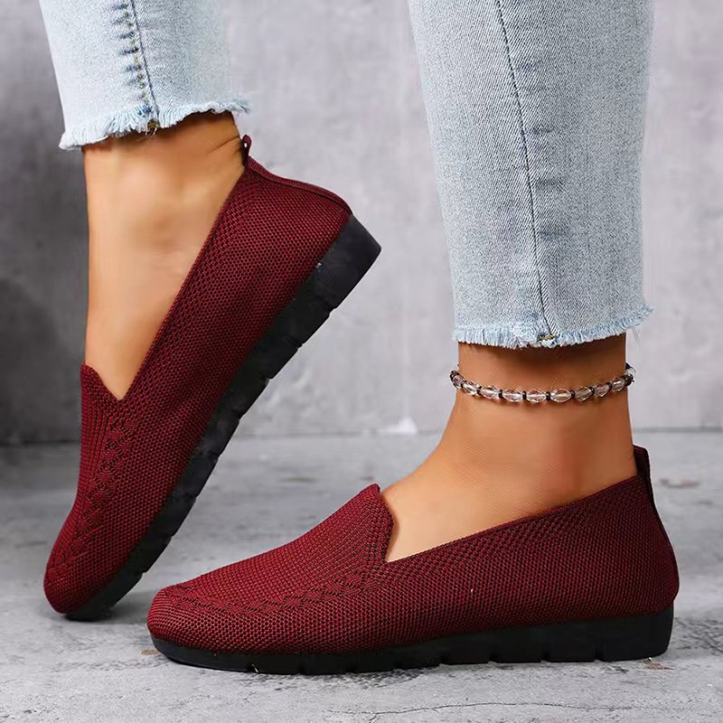 Women's Knit Loafers Lightweig - Formal Wear Women'S Loafers 评论和价格