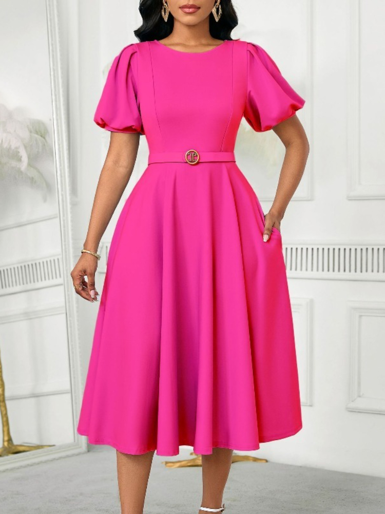 2025 New Office Lady Work O-Ne - Wrap Dress Work 评论和价格