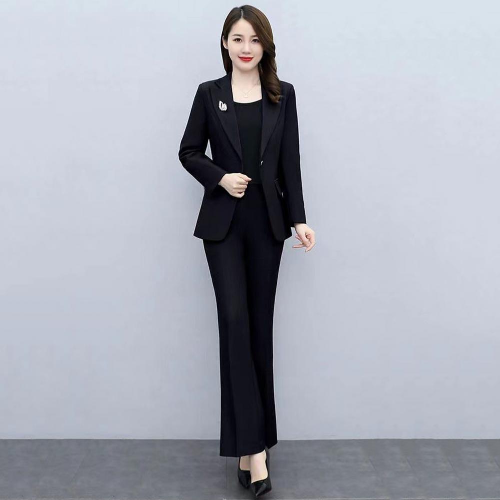 2 Pcs/Set Lady Formal Coat Pan - Women'S Formal Wear With Pants 评论和价格