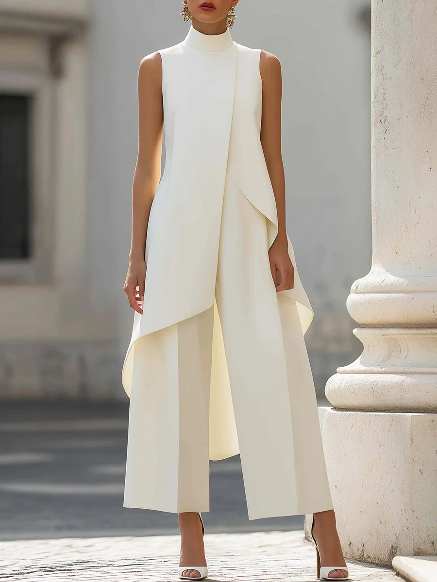 Women's Solid Color Two Piece  - Women'S Formal Wear With Pants 评论和价格