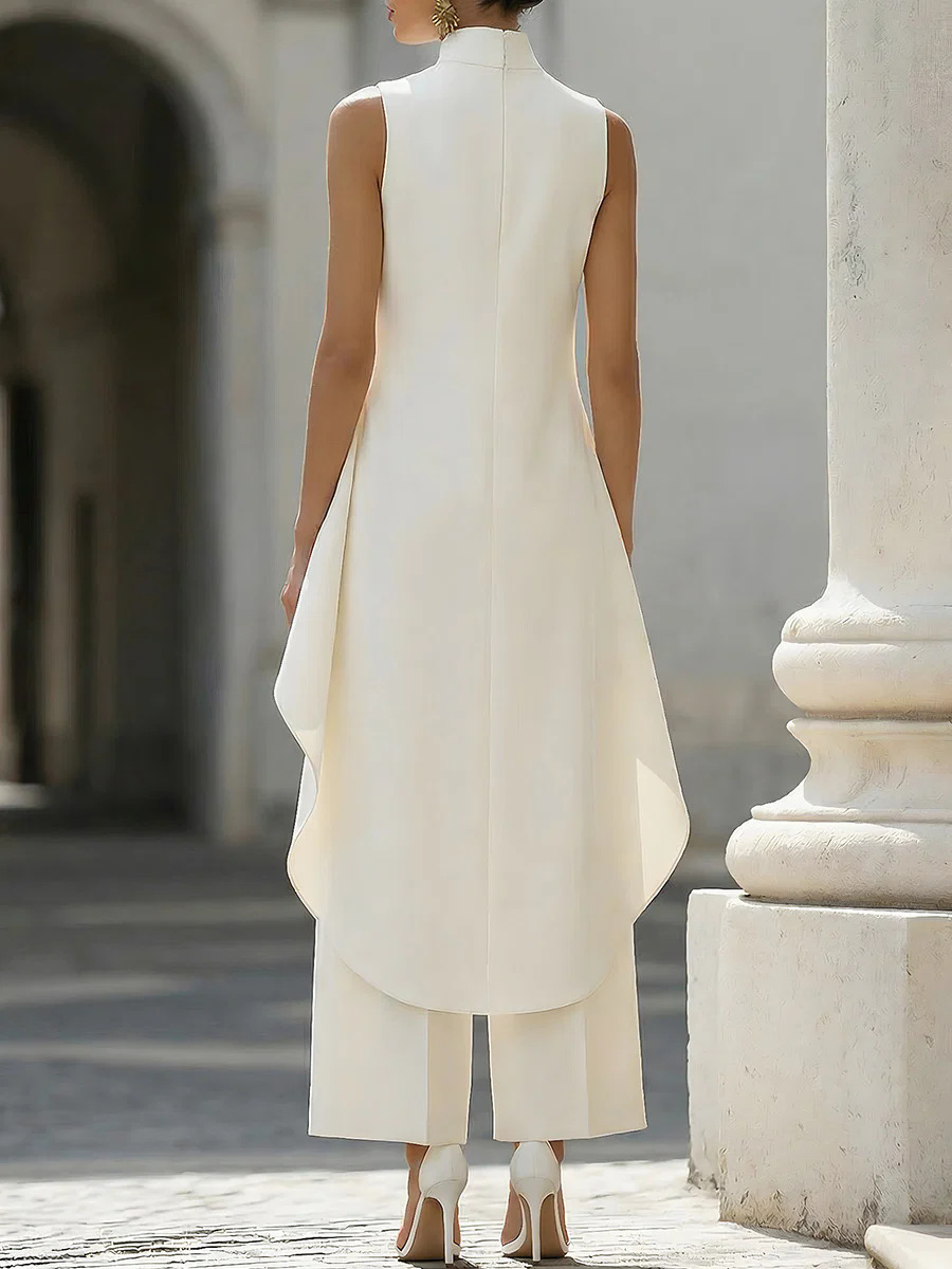 Women's Solid Color Two Piece  - Women'S Formal Wear With Pants 评论和价格